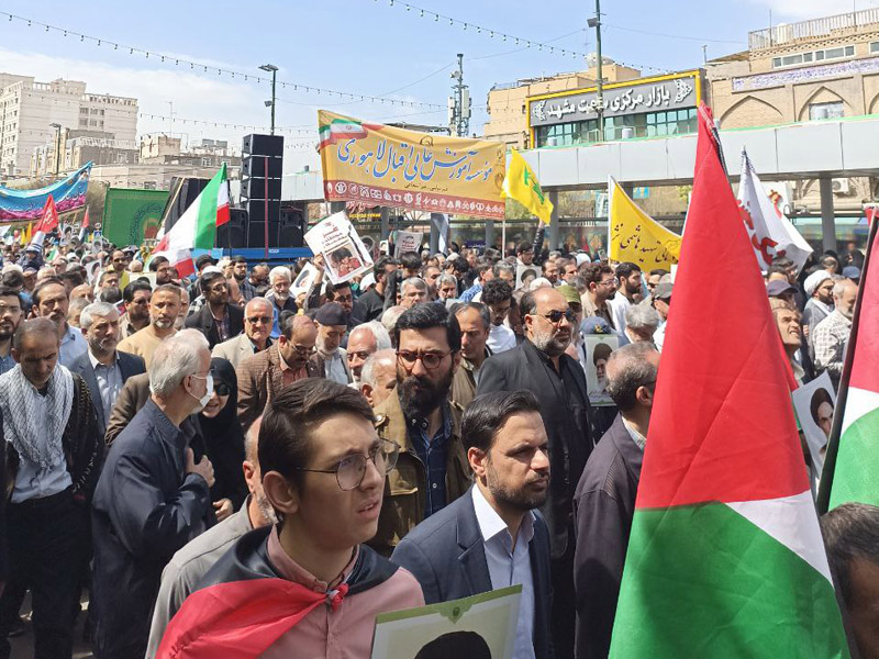 گزارش تصویری راهپیمایی روز جهانی قدس