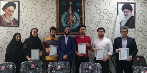 مراسم اهدای احکام و تقدیر از دبیران و اعضای انجمن های علمی  موسسه آموزش عالی اقبال لاهوری