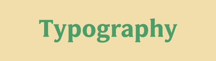Typography